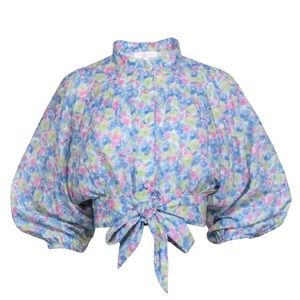 LoveShackFancy Floral Button Down